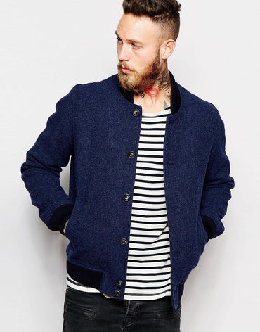 Noose & Monkey Woven In England Tweed Wool Bomber Reviews