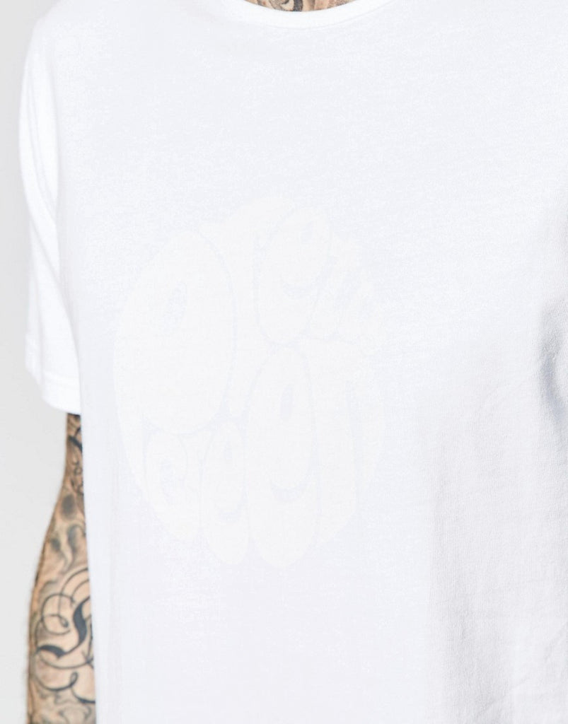 Pretty Green - T-shirt avec logo - Blanc