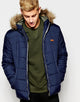 Jack & Jones Padded Jacket with Faux Fur Hood